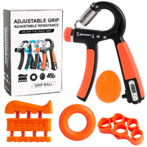 Hand Grip Strengthener with Counter Feature